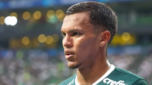 Gabriel Veron jogador do Palmeiras durante partida contra o Guarani no estadio Arena Allianz Parque pelo campeonato Paulista 2022.
