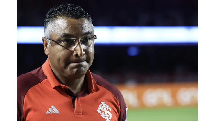 Roger Machado técnico do Internacional durante partida contra o Sao Paulo no estadio Morumbi pelo campeonato Brasileiro A 2024.