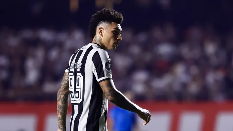 Igor Jesus jogador do Botafogo durante partida contra o São Paulo no estádio Morumbi pelo campeonato Copa Libertadores 2024. Foto: Marcello Zambrana/AGIF