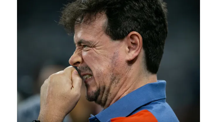 Fernando Diniz técnico do Cruzeiro durante partida contra o Libertad no estadio Mineirao pelo campeonato Copa Sul-Americana 2024. Foto: Fernando Moreno/AGIF