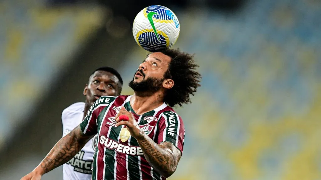 Marcelo em partida pelo Fluminense. Foto: Thiago Ribeiro/AGIF