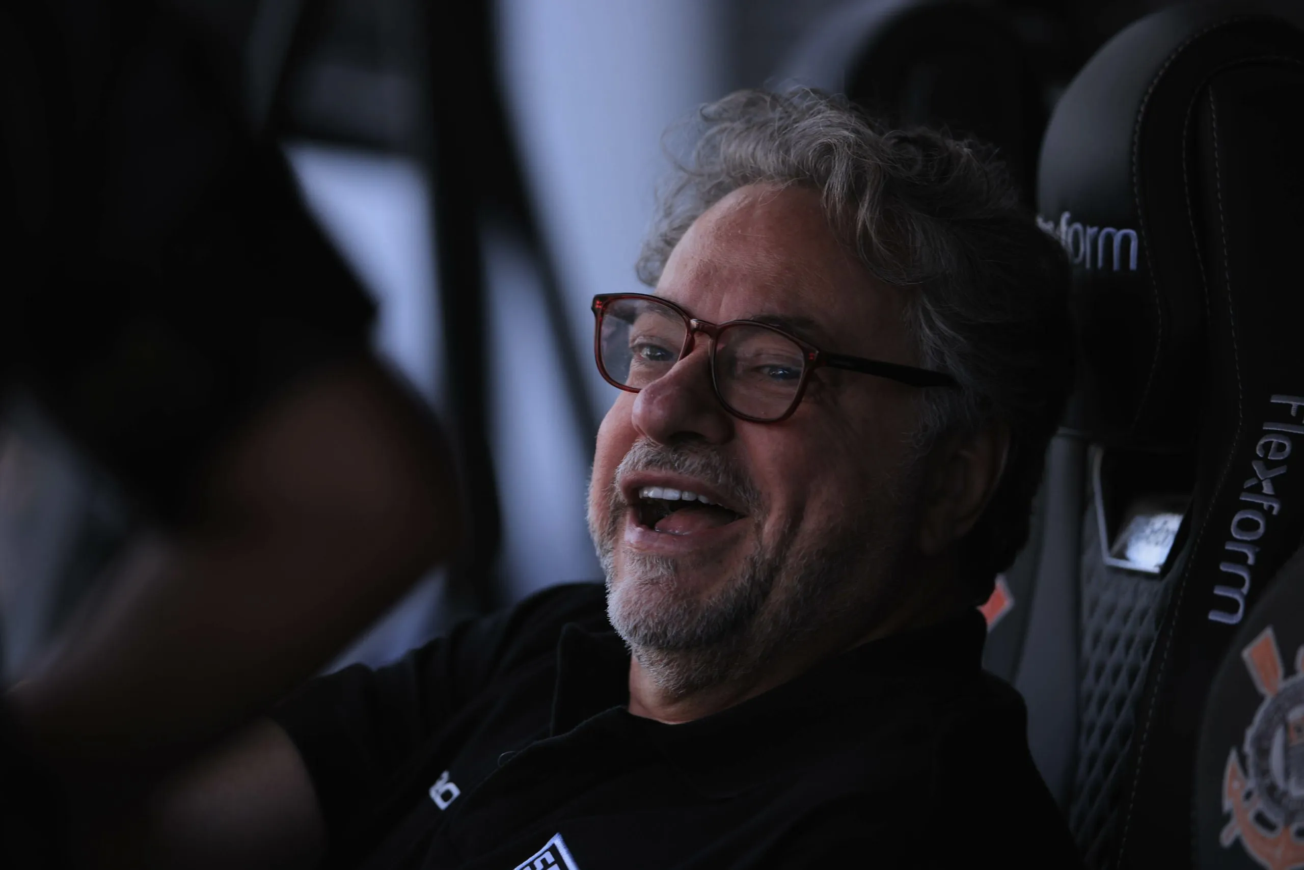 SP – SAO PAULO – 16/06/2024 – BRASILEIRO A 2024, CORINTHIANS X SAO PAULO – Julio Casares presidente do Sao Paulo durante partida contra o Corinthians no estadio Arena Corinthians pelo campeonato Brasileiro A 2024. Foto: Ettore Chiereguini/AGIF