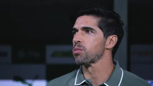 Abel Ferreira, técnico do Palmeiras, durante partida contra o Botafogo (Foto: Ettore Chiereguini/AGIF)