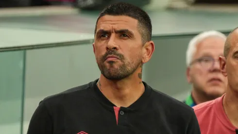 Lucho González, técnico do Athletico, durante partida contra o Atletico-GO, pelo Brasileirão Betano.