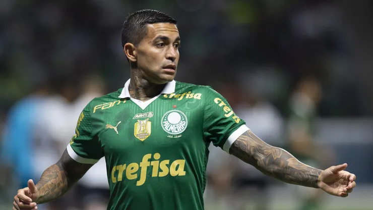 Dudu, jogador do Palmeiras, durante partida contra o Grêmio (Foto: Anderson Romao/AGIF)