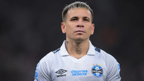 Soteldo, jogador do Grêmio, durante partida contra o Corinthians, pela Copa Betano do Brasil.