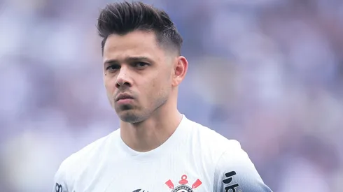 Angel Romero, jogador do Corinthians, durante partida contra o Atlético-GO (Foto: Ettore Chiereguini/AGIF)