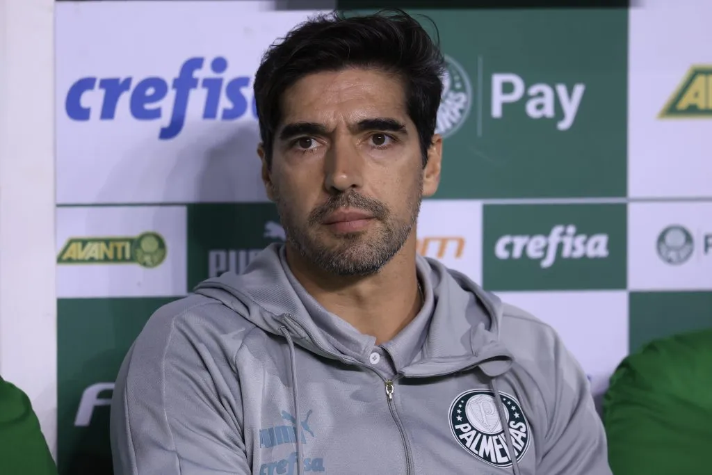 Abel Ferreira tecnico do Palmeiras durante partida contra o Atletico-GO no estadio Arena Allianz Parque pelo campeonato Brasileiro A 2024. Foto: Marcello Zambrana/AGIF