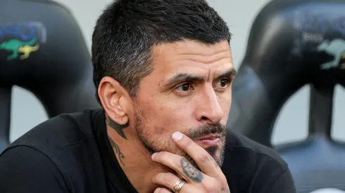 Lucho durante confronto contra o Botafogo no Brasileirão 2024.