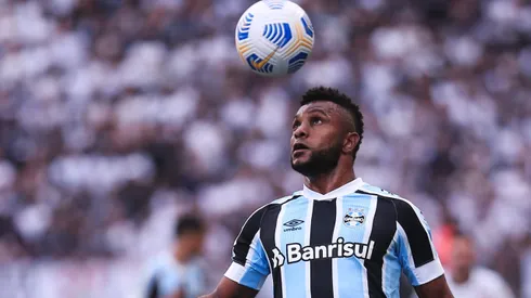 Borja jogador do Gremio durante partida contra o Corinthians no estadio Arena Corinthians pelo campeonato Brasileiro A 2021.