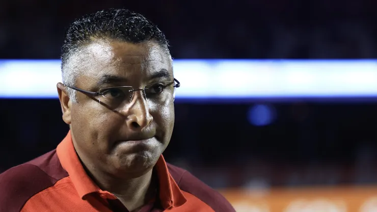 Roger Machado técnico do Internacional durante partida contra o Sao Paulo no estadio Morumbi pelo campeonato Brasileiro A 2024. Foto: Marcello Zambrana/AGIF