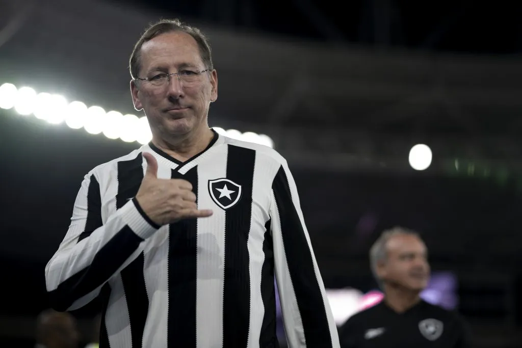 John Textor, dono do Botafogo, foi elogiado por Jefferson, ídolo do clube.  Foto: Jorge Rodrigues/AGIF