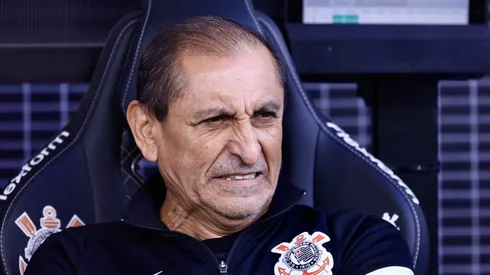 Ramón Díaz, técnico do Corinthians, durante partida contra o Vasco, pelo Brasileirão Betano.