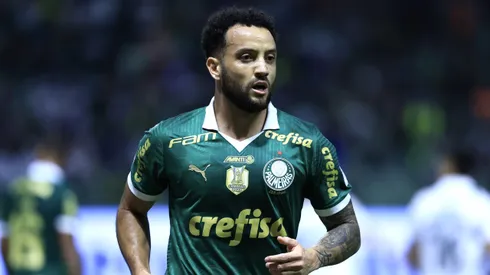 Felipe Anderson jogador do Palmeiras durante partida contra o Gremio no estadio Arena Allianz Parque pelo campeonato Brasileiro A 2024.
