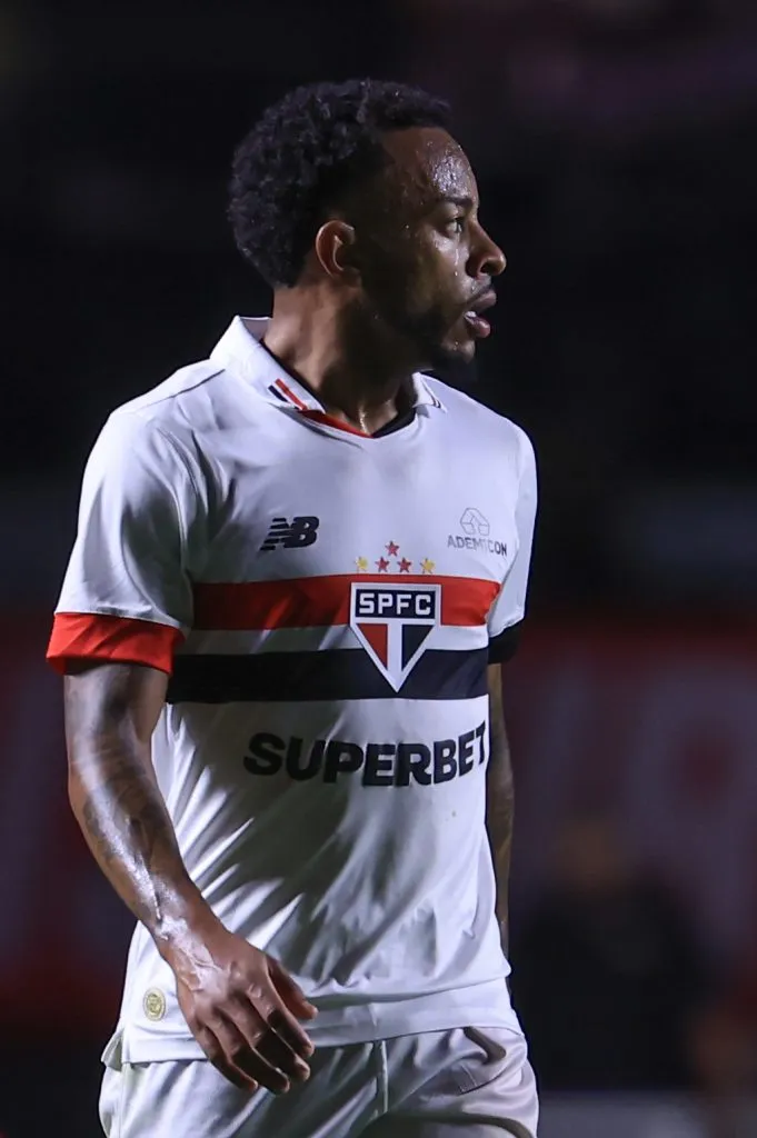 SP – SAO PAULO – 30/07/2024 – COPA DO BRASIL 2024, SAO PAULO X GOIAS – Welington jogador do Sao Paulo durante partida contra o Goias no estadio Morumbi pelo campeonato Copa Do Brasil 2024. Foto: Marcello Zambrana/AGIF