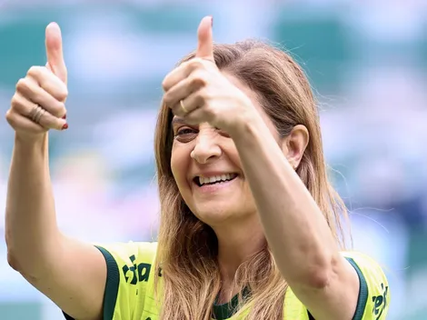 Leila dá declaração sobre Textor antes de Palmeiras x Botafogo