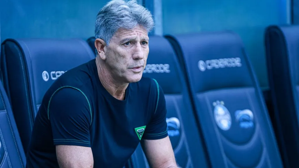 Renato Gaúcho em partida pelo Grêmio. Foto: Maxi Franzoi/AGIF
