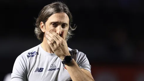 Luis Zubeldia técnico do São Paulo durante partida contra o Internacional no estádio Morumbi pelo campeonato Brasileiro A 2024. Foto: Marcello Zambrana/AGIF