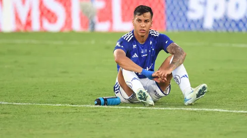 Kaio Jorge, autor do gol, lamenta resultado na Sul-Americana (Photo by Christian Alvarenga/Getty Images)