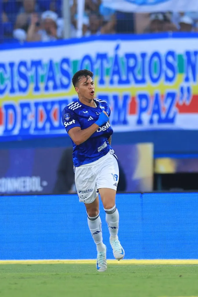 Kaio Jorge maraca gol do Cruzeiro em derrota para o Racing, da Argentina  (Photo by Buda Mendes/Getty Images)