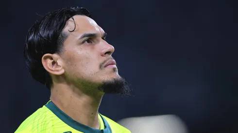 Gustavo Gómez, jogador do Palmeiras, durante partida contra o Bahia (Foto: Ettore Chiereguini/AGIF)