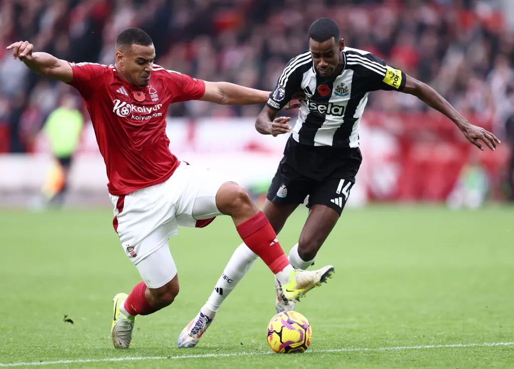 Murillo durante partida contra o Newcastle na Premier League 2024/25. (Photo by Naomi Baker/Getty Images)