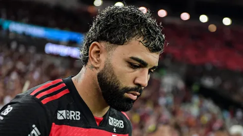 Gabigol, jogador do Flamengo, durante partida contra o Corinthians (Foto: Thiago Ribeiro/AGIF)