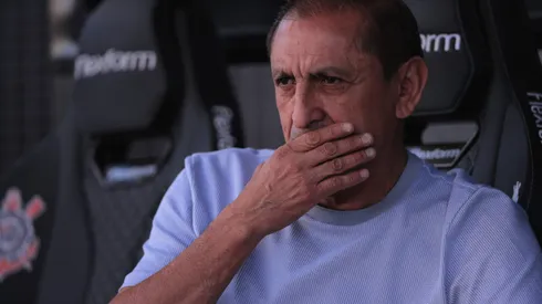 Ramón Díaz, no Corinthians, durante confronto contra o Juventude.
