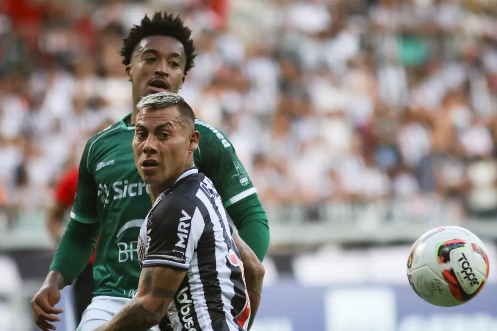 Eduardo Vargas jogador do Atletico-MG durante partida contra o Caldense no estadio Mineirao pelo campeonato Mineiro 2022. Foto: Fernando Moreno/AGIF