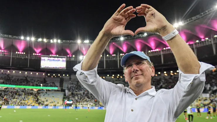 John Textor, dirigente do Botafogo, durante partida contra o Criciuma, pelo Brasileirão Betano.