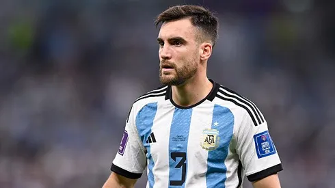Nicolas Tagliafico, atuando pela Argentina na Copa do Mundo de 2022