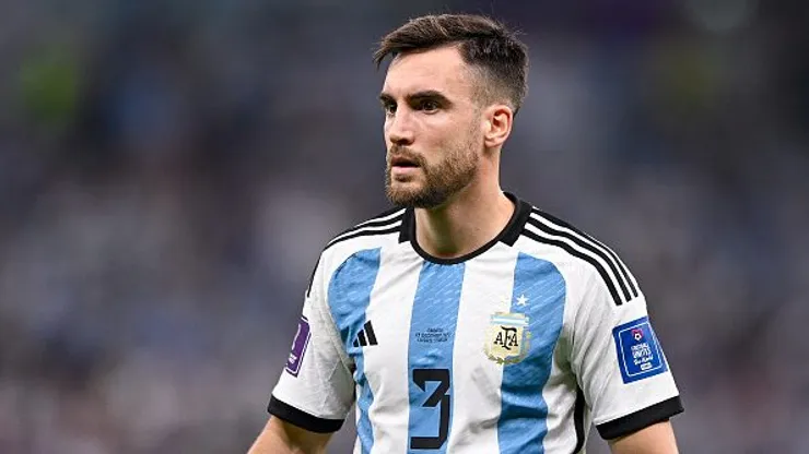 Nicolas Tagliafico, atuando pela Argentina na Copa do Mundo de 2022