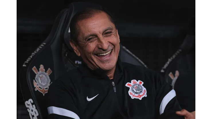 Ramón Díaz durante clássico contra o Palmeiras no Brasileirão 2024.