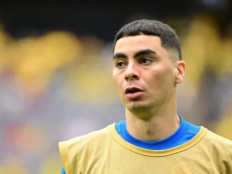 Notícia sobre Almiron bomba no Palmeiras