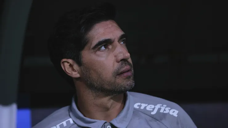 Abel Ferreira, técnico do Palmeiras, durante partida contra o Botafogo (Foto: Ettore Chiereguini/AGIF)