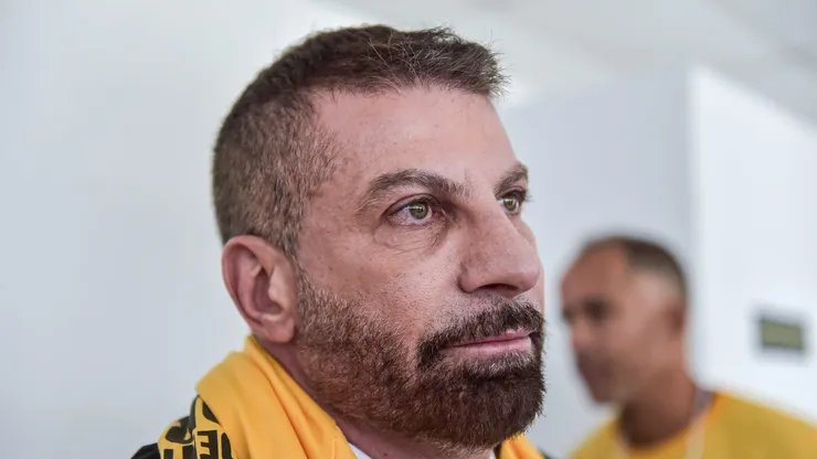 Pedrinho, candidato da chapa Sempre Vasco, durante a eleicao a qual elege o Presidente do Vasco da Gama para o Trienio 2024 a 2026, realizada na Sede do Calabouco, centro do Rio de janeiro.