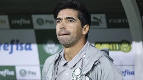 SAO PAULO, BRAZIL – JULY 27:Head coach Abel Ferreira of Palmeiras looks on during a match between Palmeiras and Vitoria as part of Brasileirao Series A 2024 at Allianz Parque on July 27, 2024 in Sao Paulo, Brazil. (Photo by Alexandre Schneider/Getty Images)