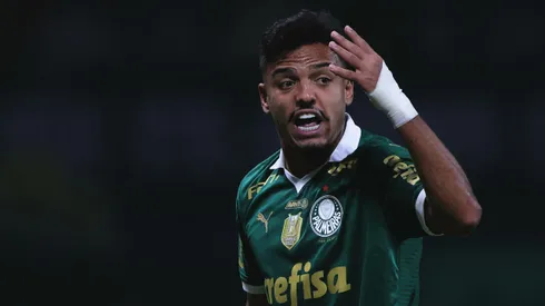 Gabriel Menino, jogador do Palmeiras, durante partida contra o Flamengo, pela Copa Betano do Brasil.