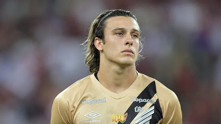 Canobbio jogador do Athletico-PR durante partida contra o Flamengo no estadio Maracana pelo campeonato Brasileiro A 2024.