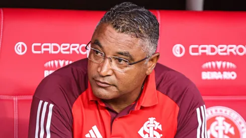 Roger Machado, tecnico do Internacional, durante partida contra o Fluminense, pelo Brasileirão Betano.