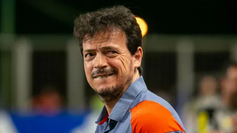 Fernando Diniz, técnico do Cruzeiro, durante partida contra o Flamengo, pelo Brasileirão Betano.