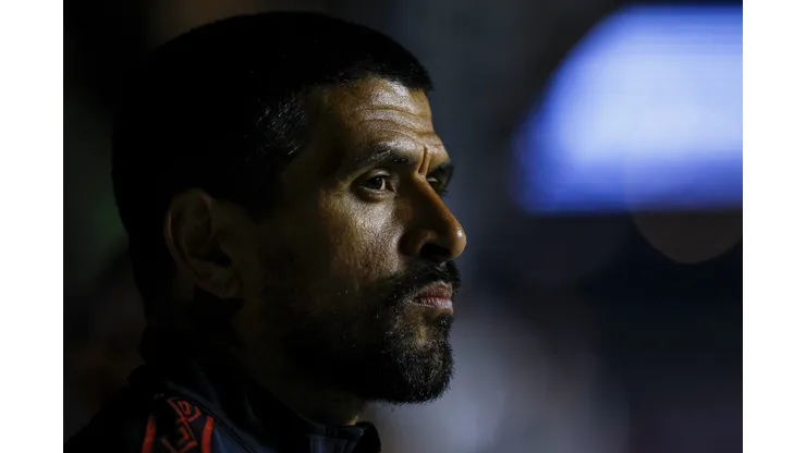 Lucho durante confronto contra o São Paulo no Brasileirão 2024.
