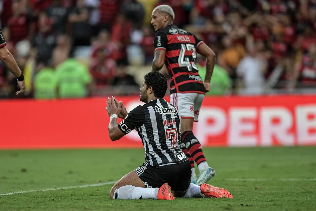 RJ – RIO DE JANEIRO – 03/11/2024 – COPA DO BRASIL 2024, FLAMENGO X ATLETICO-MG – Paulinho jogador do Atletico-MG durante partida contra o Flamengo no estadio Maracana pelo campeonato Copa Do Brasil 2024. Foto: Thiago Ribeiro/AGIF