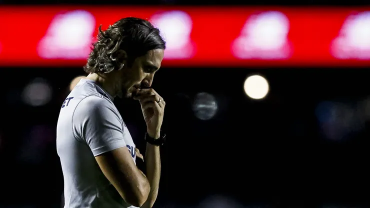 Luiz Zubeldia técnico do São Paulo durante partida contra o Internacional no estádio Morumbi pelo campeonato Brasileiro A 2024. Foto: Marco Miatelo/AGIF