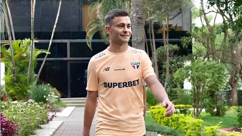 Santiago Longo foi um dos últimos reforços anunciados pelo São Paulo. Foto: Miguel Schincariol/ São Paulo FC