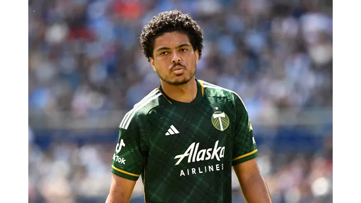 Evander atuando no Portland Timber, da MLS