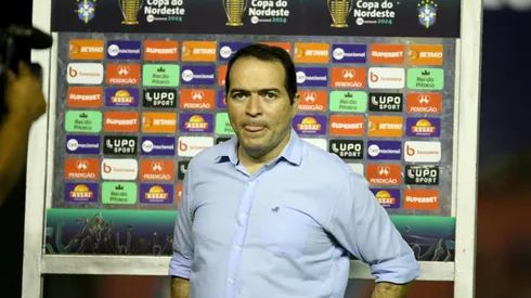 Marcelo Paz CEO do Fortaleza antes do jogo no estádio Almeidão em João Pessoa (PB), contra o Botafogo-PB pela Copa do Nordeste 2024, nesta quarta-feira (7). Foto: Marlon Costa/AGIF