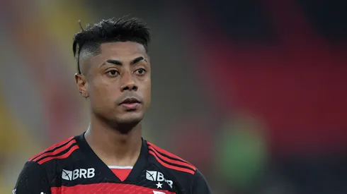 Bruno Henrique jogador do Flamengo durante partida contra o Corinthians no estádio Maracanã pelo campeonato Copa Do Brasil 2024. Foto: Thiago Ribeiro/AGIF