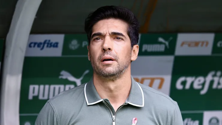 Abel Ferreira, técnico do Palmeiras, durante partida contra o Fortaleza, pelo Brasileirão Betano.