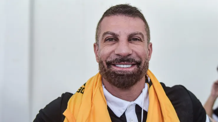 Pedrinho, candidato da chapa Sempre Vasco, durante a eleicao a qual elege o Presidente do Vasco da Gama para o Trienio 2024 a 2026, realizada na Sede do Calabouco, centro do Rio de janeiro.